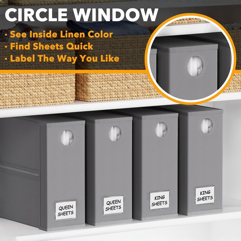 Boîte de rangement pour draps non tissés amazon
