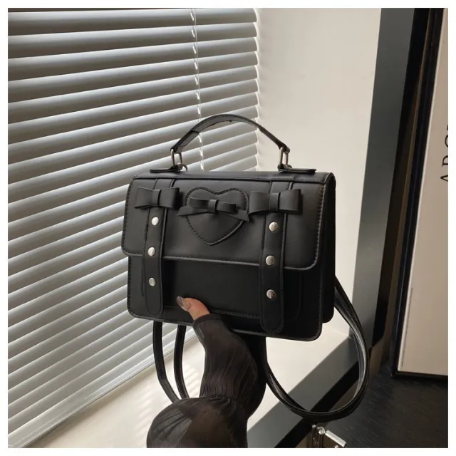 Fashion Shoulder Bag Large Capacity Small Square Bag Women Black - Shop at LoveMi