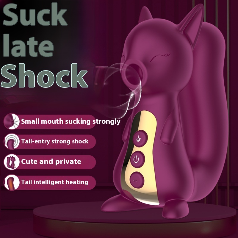 Cute Female Fox Cute Pet Sucking Massager