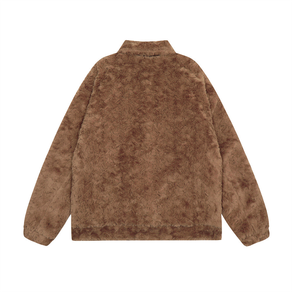 Women's Double-sided Lamb Down Lapel Cotton-padded Coat Coat