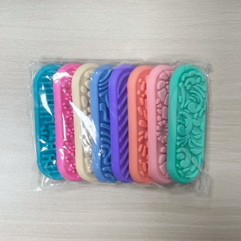 Fidget Toys Sensory Stones For Kids Soft Silicone Textured Stress-Relief Toy