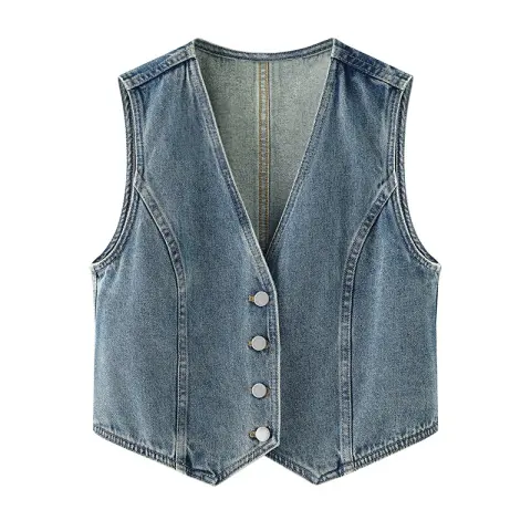 Autumn New Women's Single-breasted V-neck Casual Short Coat