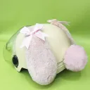 Pink Bow Pink Ear Tail