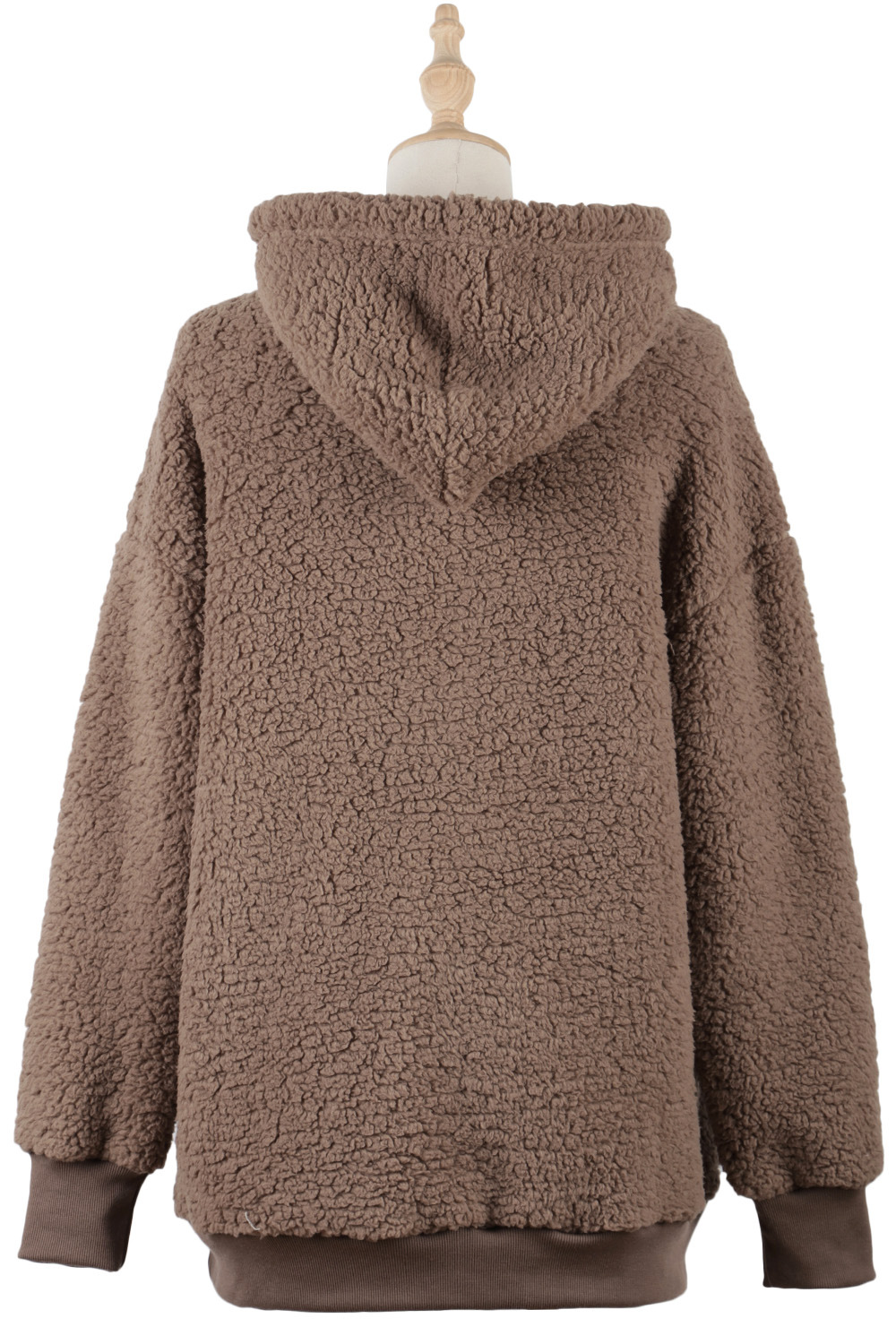 Title 9, Damen Herbst Winter Fleece Bären Taschen Braun ...