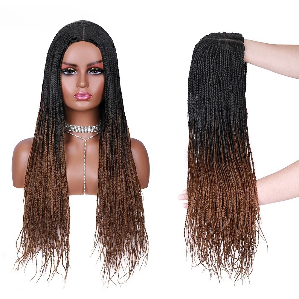 African Braid Long Hair Synthetic Wigs Women 6