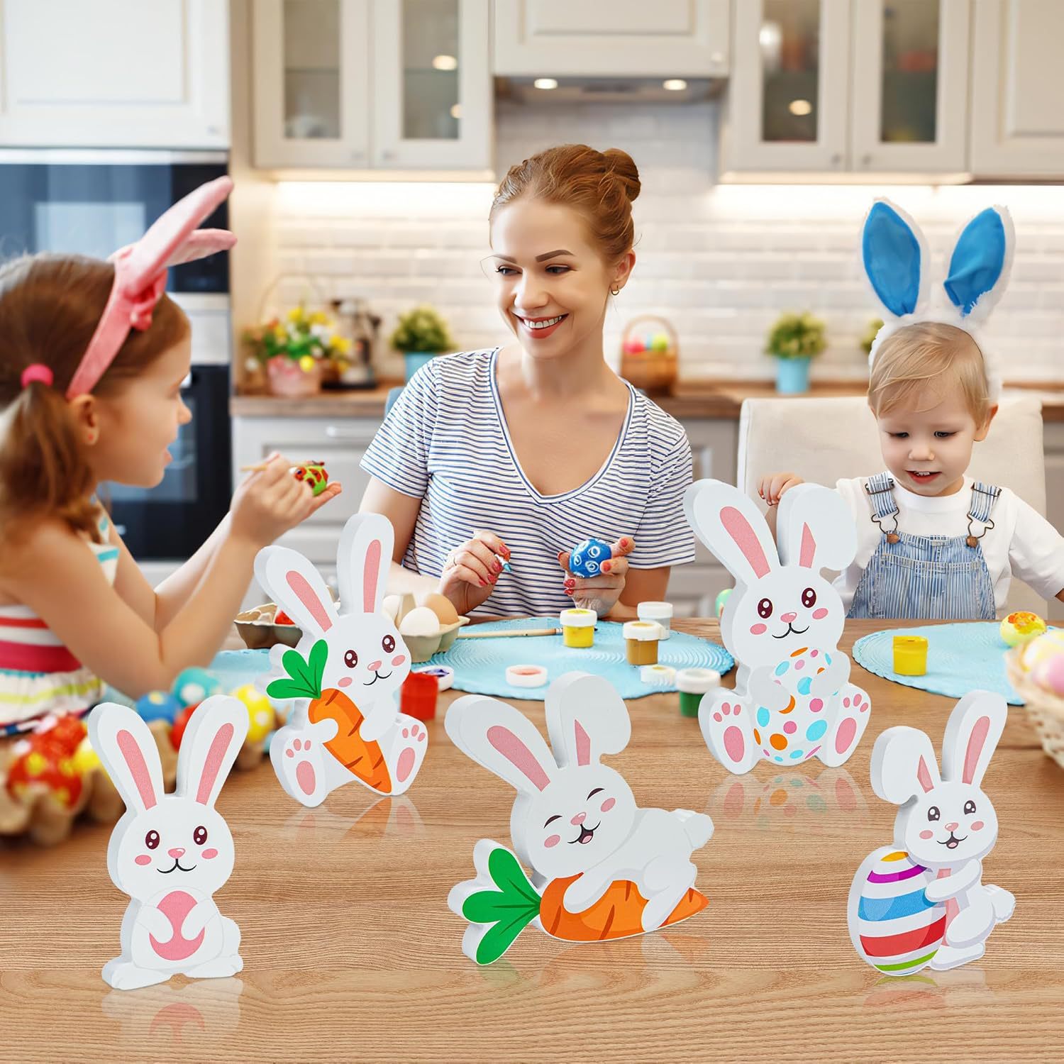 Creative Wooden Easter Bunny Decoration