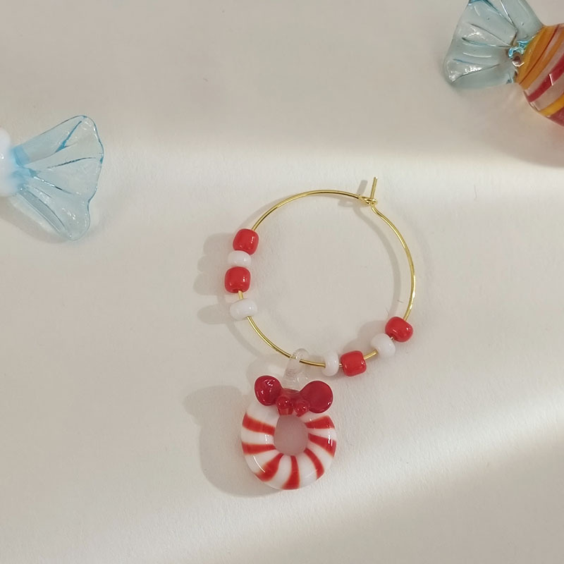 Alloy Christmas Wine Glass Pendant, picture 10 of 12