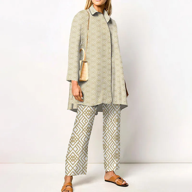 Spring And Autumn Long Sleeve Women's Shirt Outfit - Element 13