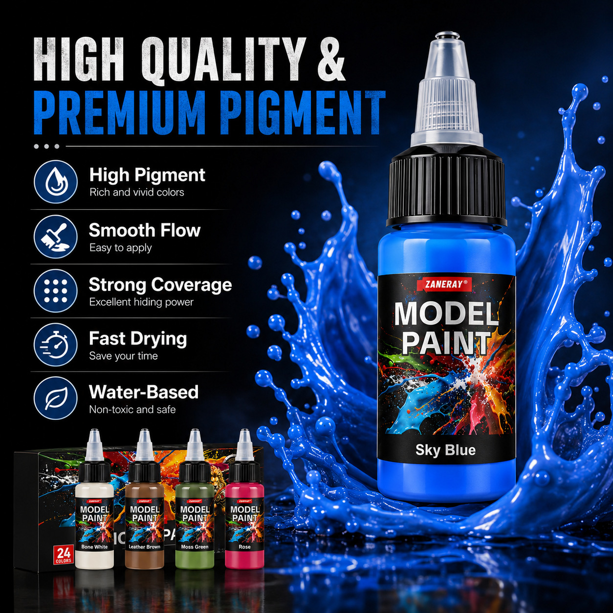 Model Coloring Artist Handmade DIY