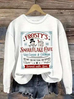 Christmas Series Round Neck Sweater For Women - Yl1-Xl - View 1