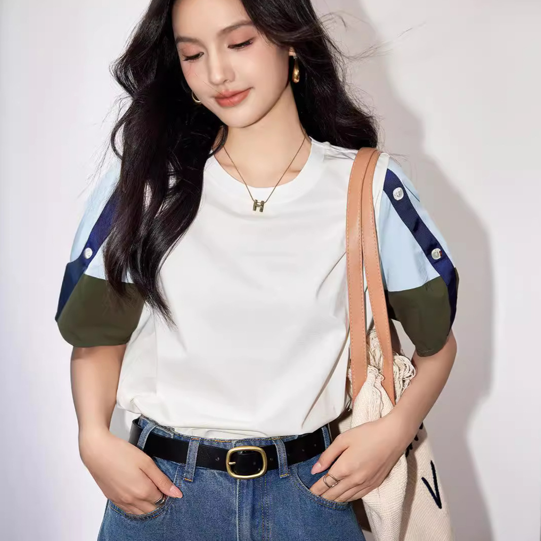 Niche Design Iceland Cool Short-sleeved T-shirt For Women