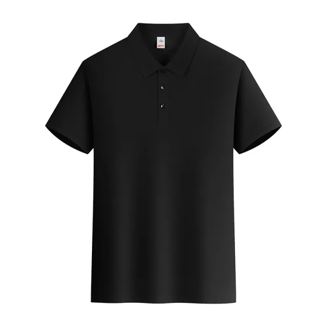 Summer Workwear Short Sleeved Promotional Polo Shirt Team Workwear Black - Shop at LoveMi