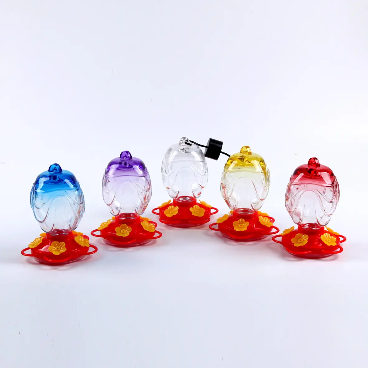 Painted Glass Feeder Garden