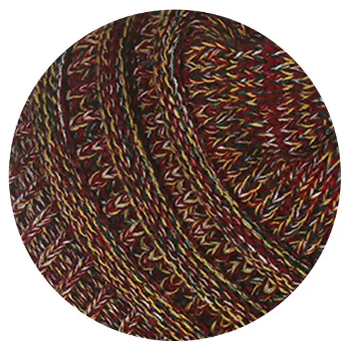 Warm Hat Thickening Not Fleece lined Knitting Plus Fur Ball Mixed Yellow - Shop at LoveMi