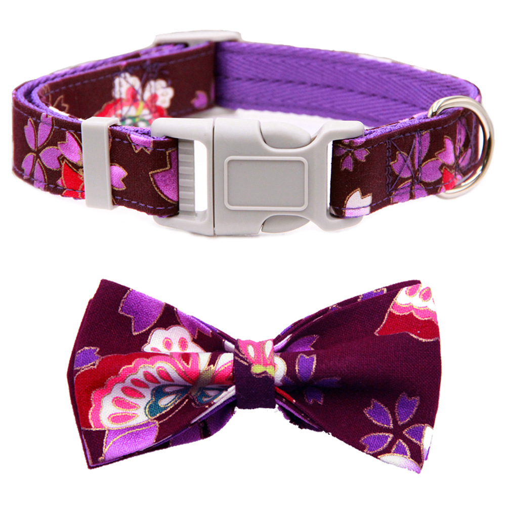 Collar Bow Tie Purple