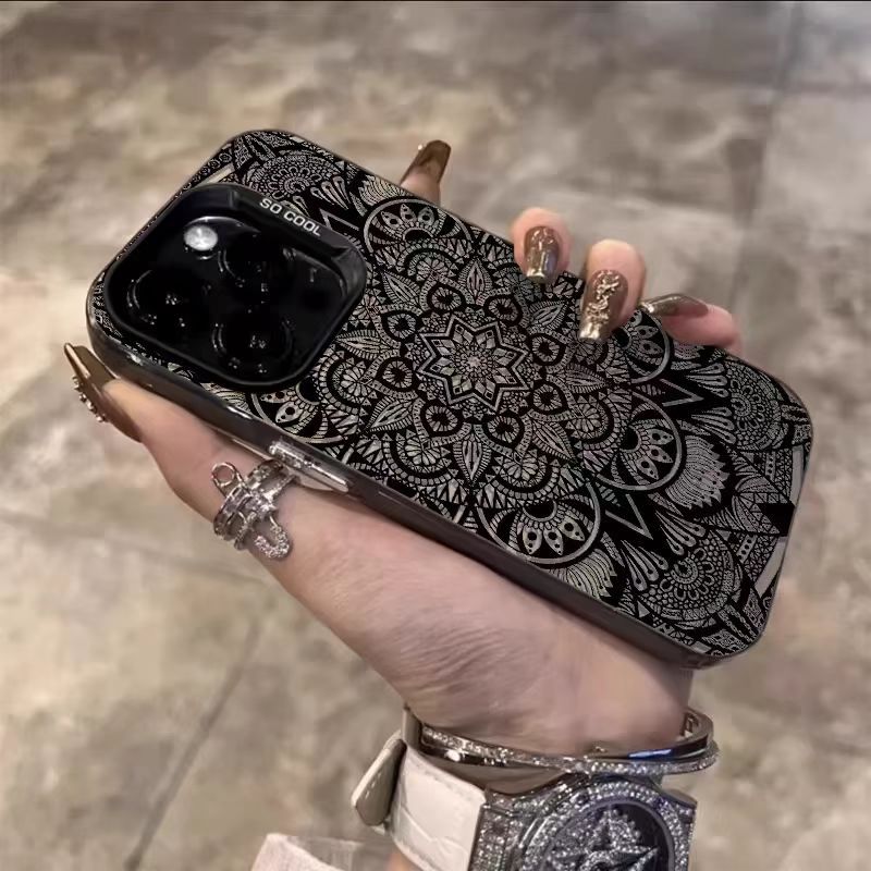 Dark-patterned Totem Phone Case
