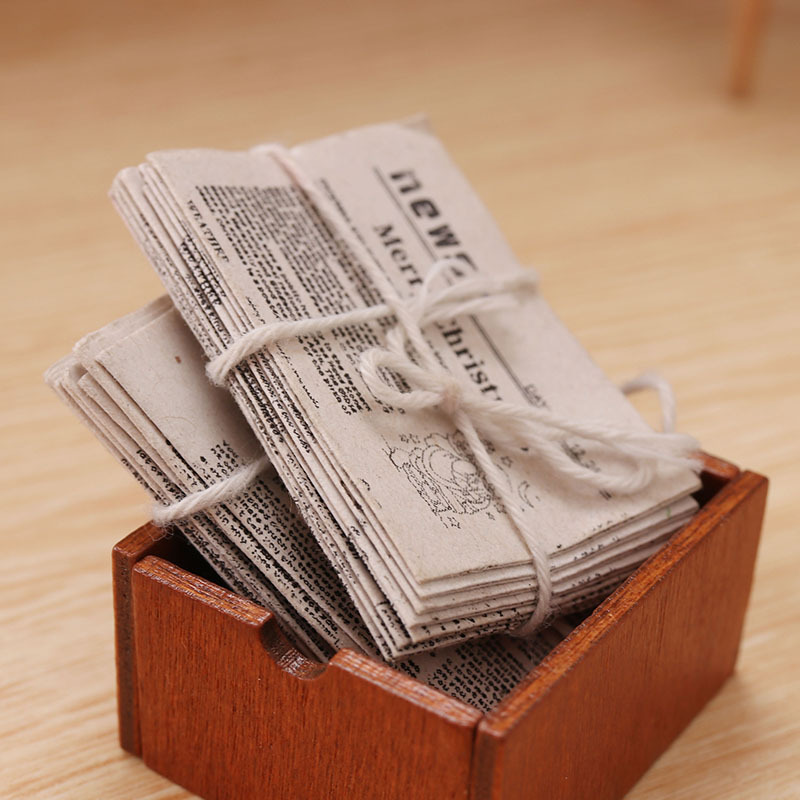 Educational Toys Mini Newspaper Ornaments