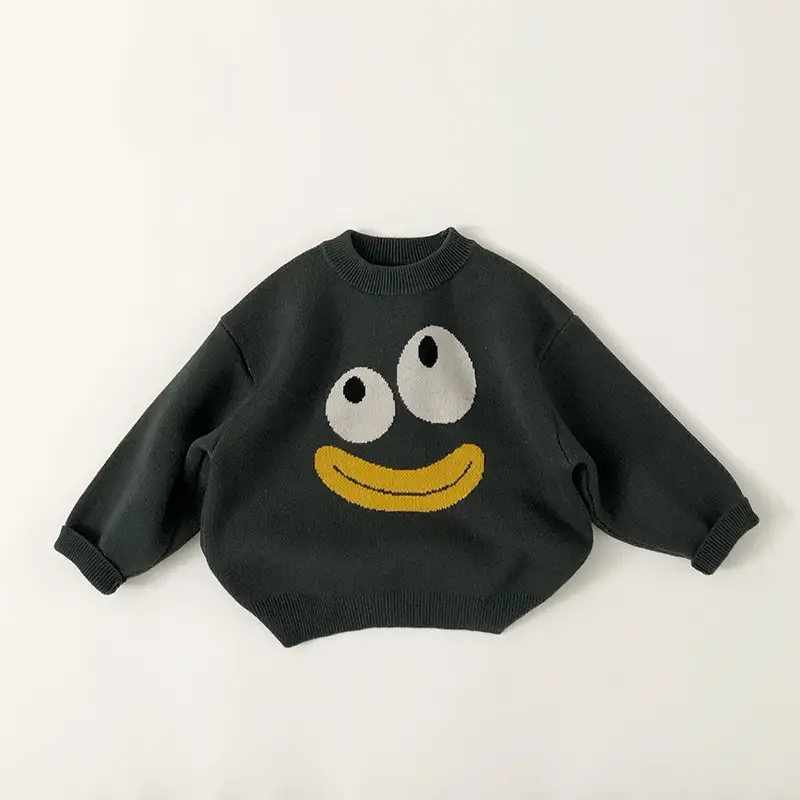 Kids' Sweater Autumn And Winter Western Style Cotton Pullover Sweater