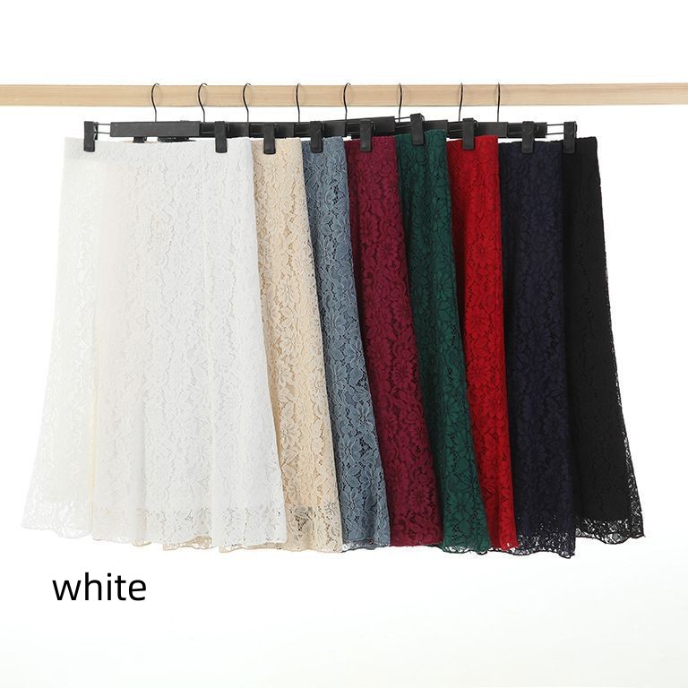 Vintage Lace Fishtail Sheath Skirt