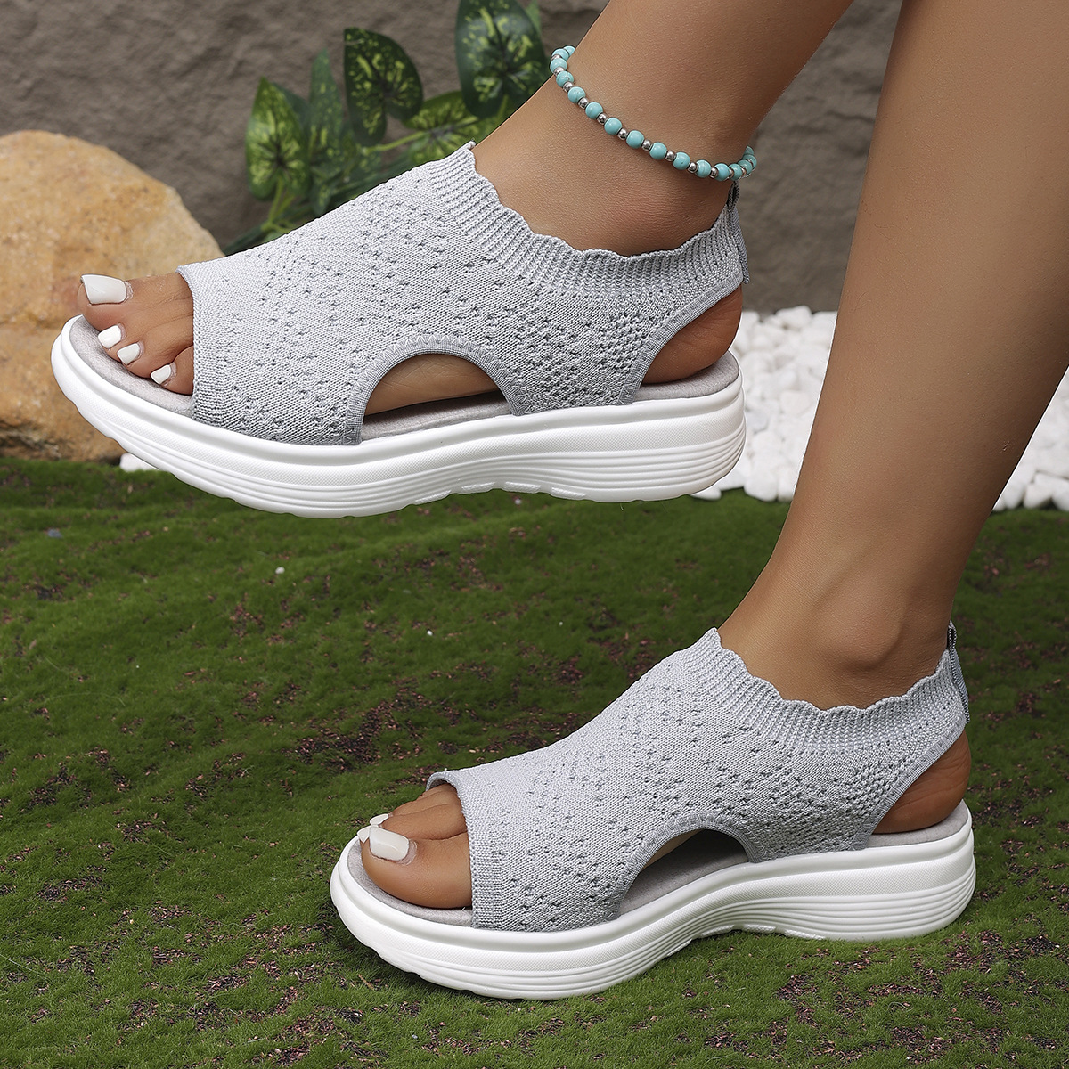 Flyknit Slip-On Sandals, picture 6 of 7