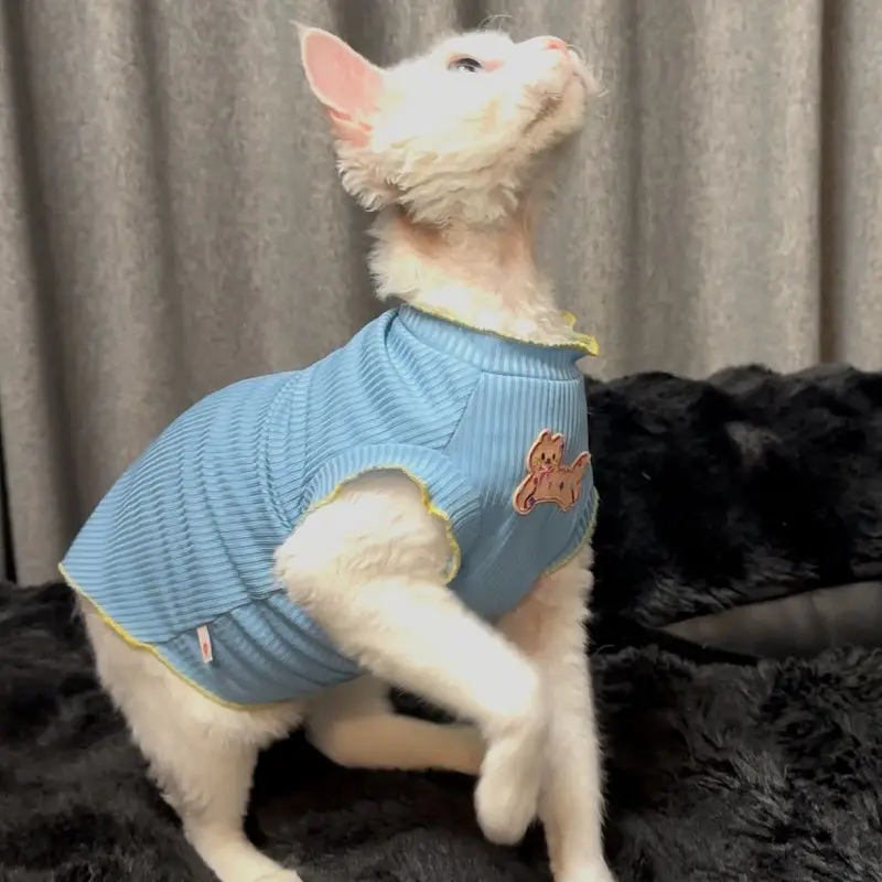 Sphynx Cat Summer Stretchy Sleeveless Shirt