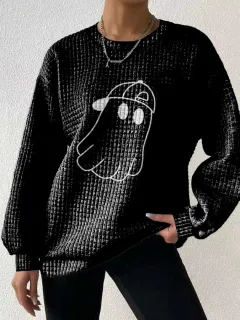 Women's Round Neck Sweater 3D Digital Printing - Zzy2023080216 - View 1