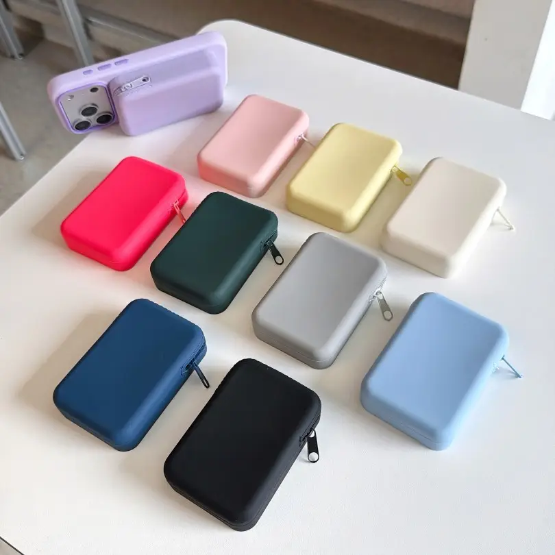 Silicone Magnetic Coin And Card Holder