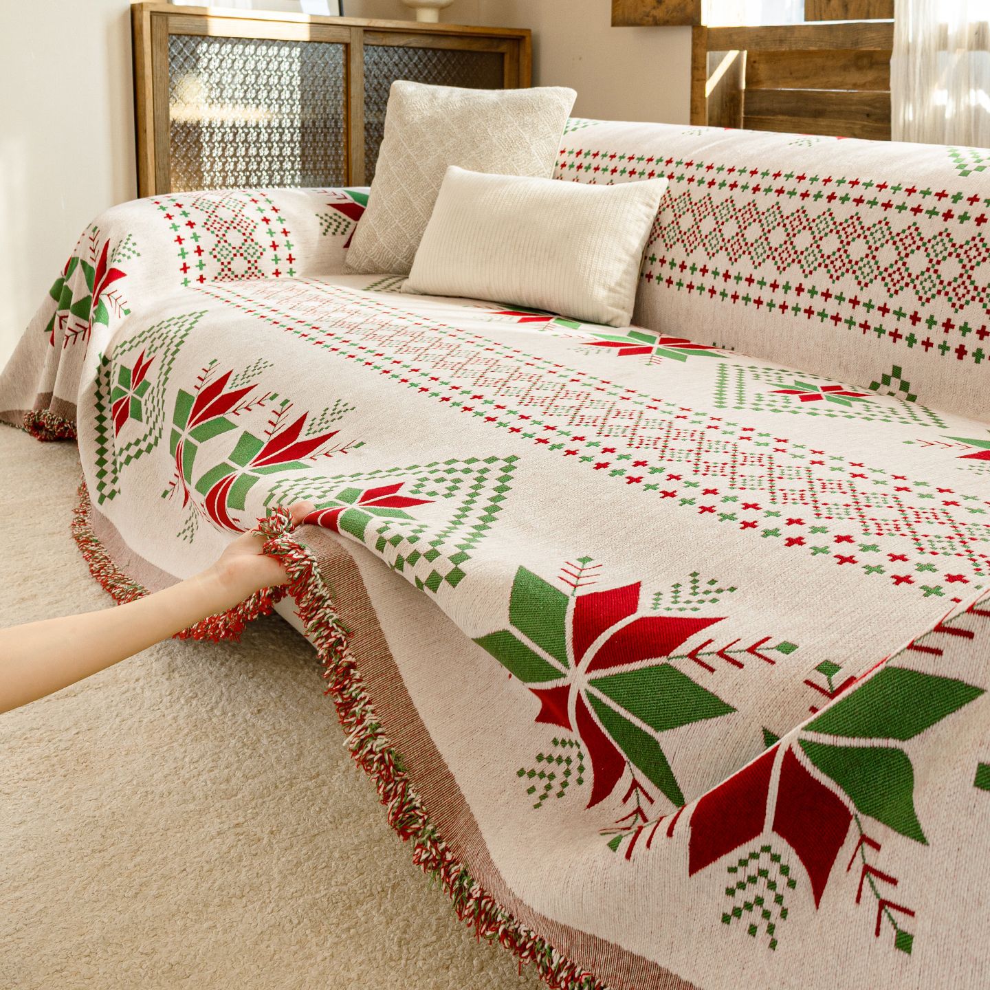 Chenille Sofa Cover, picture 4 of 8