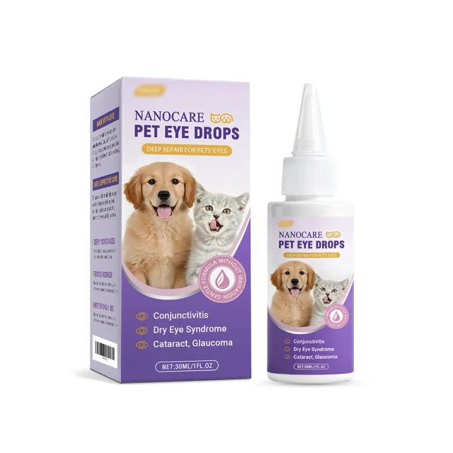 Pet Eye Drops Gently Care For Cats And Dogs' Eye Tear Stains, Tear Marks, And Eye Discharge 30Ml - Shop at LoveMi