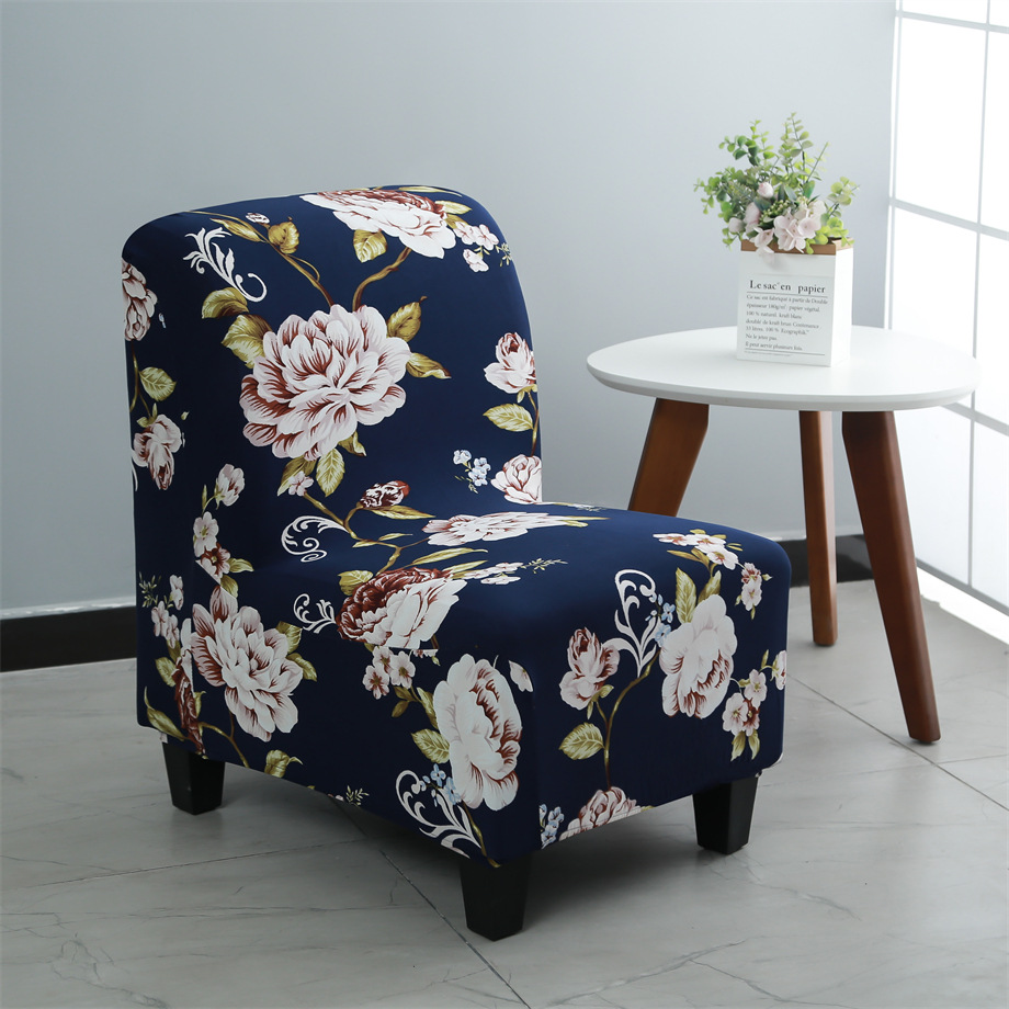 Small Single Sofa Cover Without Armrest Hotel Restaurant Fat Elastic Chair Cover Beauty - Shop at LoveMi