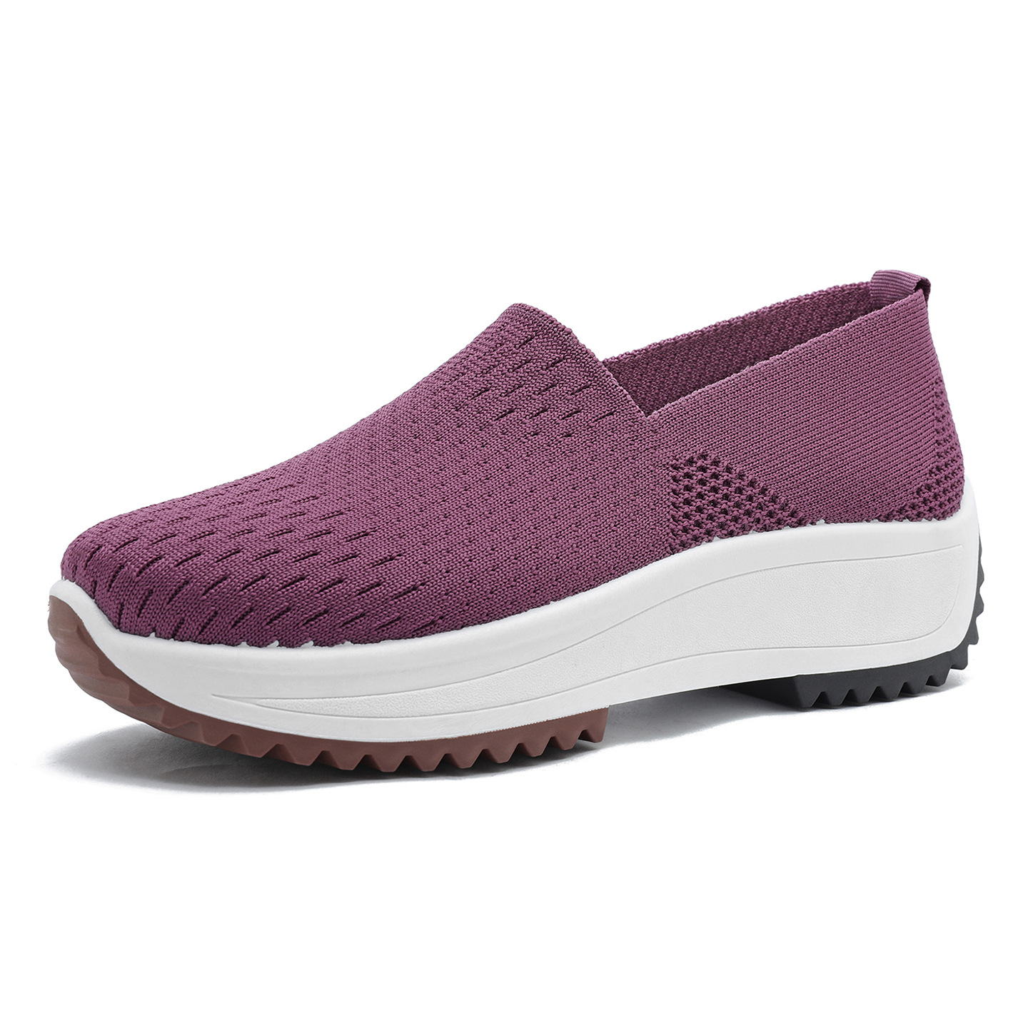 Cuff-height Heel-less Thick-soled Shoes