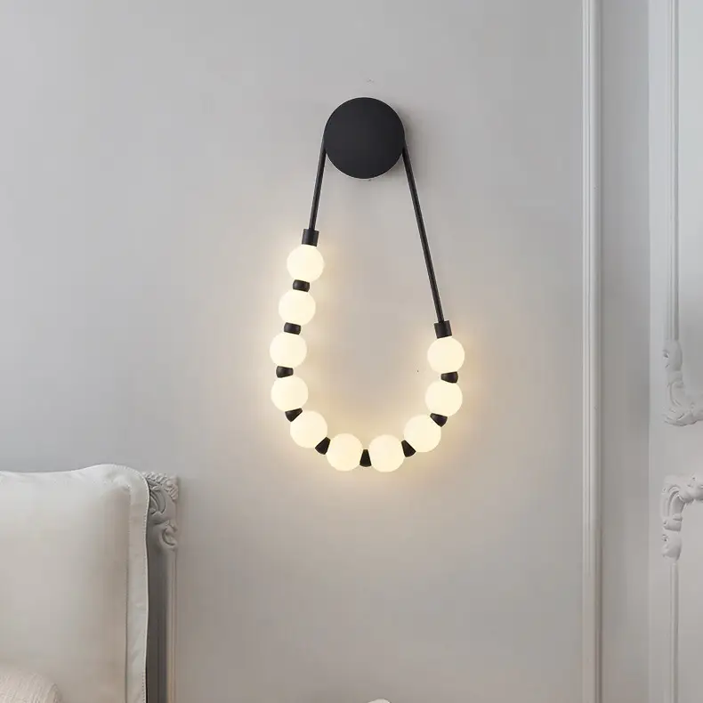 Simple Bedroom Creative Warm High-grade Light Luxury Wall Lamp