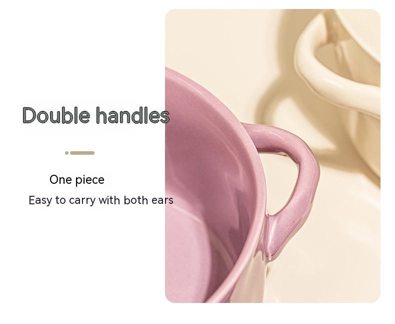 Household Porcelain Soup Bowl With Lid