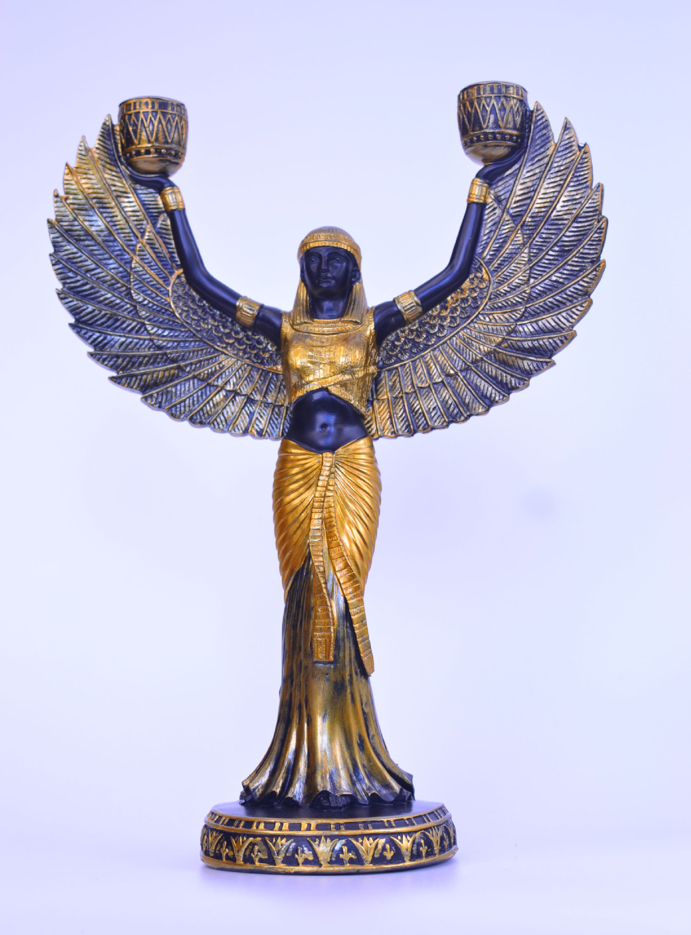 Title 12, Egyptian Goddess Sculptured Ornaments Modern Mi...