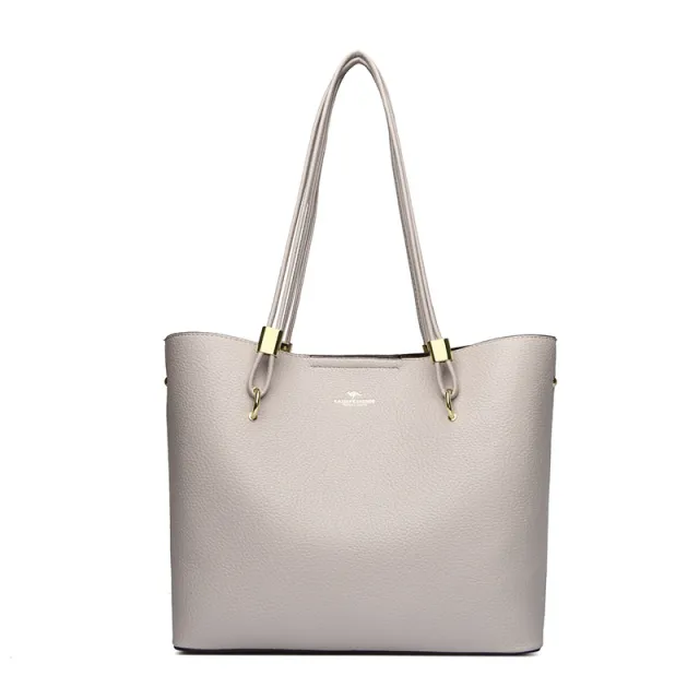 Women's Large Capacity Versatile Shopping Bag Crossbody Tote Gray - Shop at LoveMi