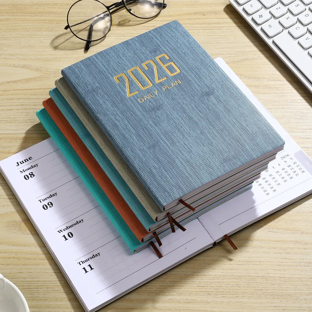 A5 Sized Slim Leather Weekly Planner