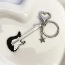 Guitar Keychain Black