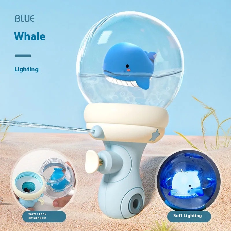 Blue Whale With Light