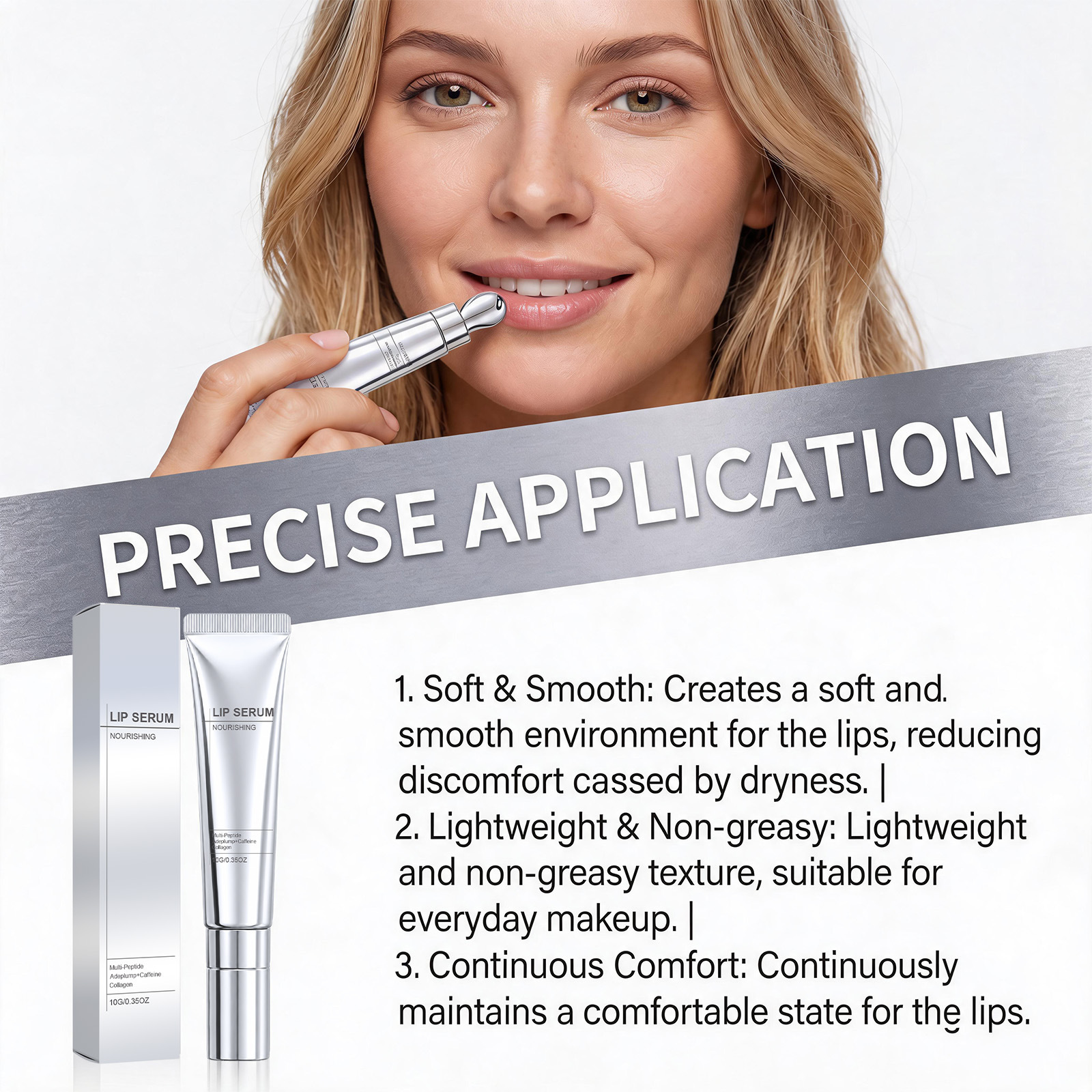 Soft Moisturizing And Lightweight Lip Care Serum — foto 4