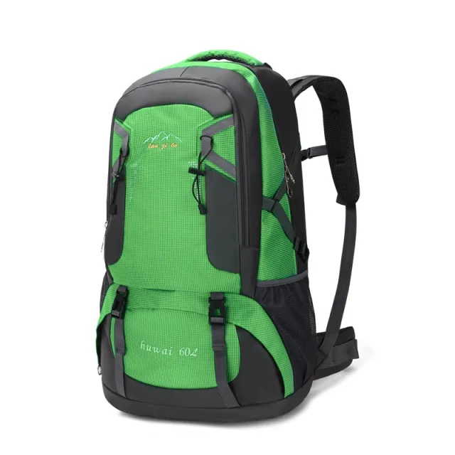 60L Large Capacity Backpack Men's Outdoor Hiking Leisure Travel Bag Green - Shop at LoveMi