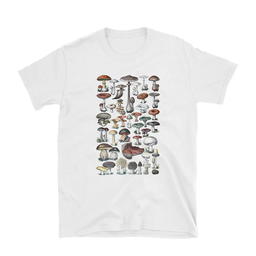 Printed Round Neck Loose Short Sleeves - 2Cotton