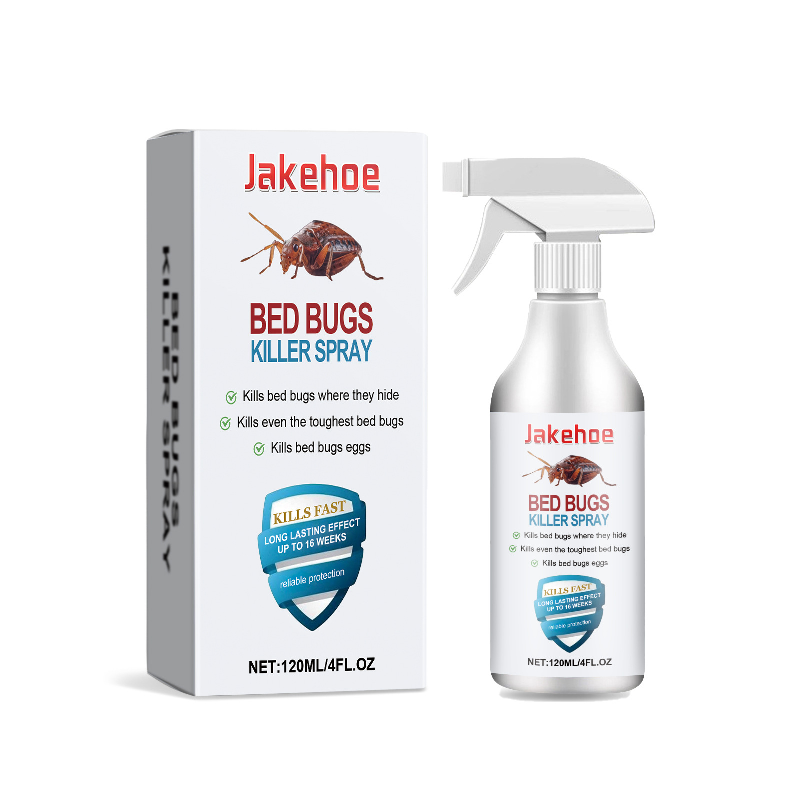 Indoor Brown Dog With Bug Spray
