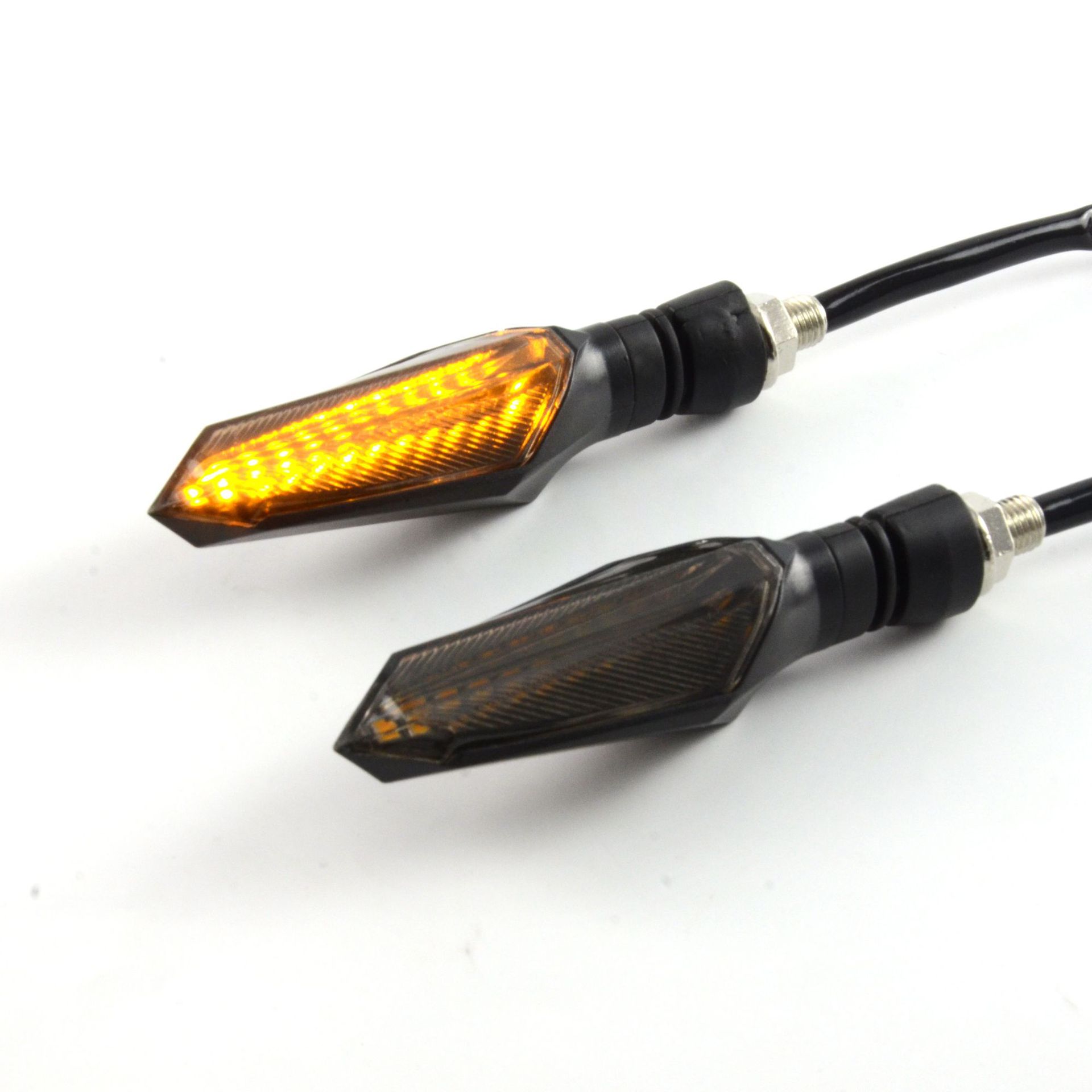 Title 4, LED daytime running light motorcycle turn signa...