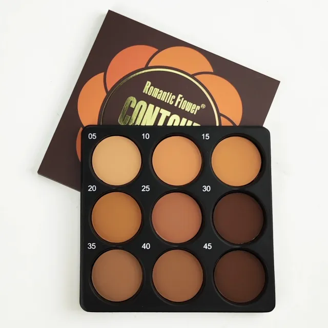 9 Colors Dark Matte Waterproof Long lasting Natural Makeup Palette 9 Colors - Shop at LoveMi