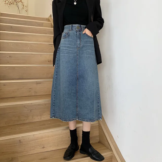 Fashion New Denim Skirt For Women Blue - Shop at LoveMi