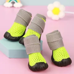 Elastic Soft Sticky No Heel Slippage Shoes Wear-resistant 4 Soft Bottom Non-slip - Fluorescent Green - View 1