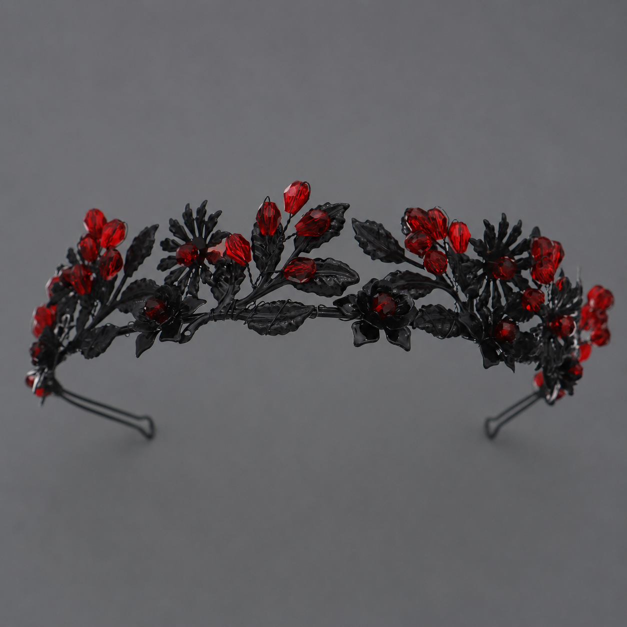 Dark High-end Alloy Rhinestone Crownstylish Headpiece — foto 33