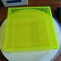 Acrylic Moon Cake Box Storage Box Gift - Fluorescent Green - View 1