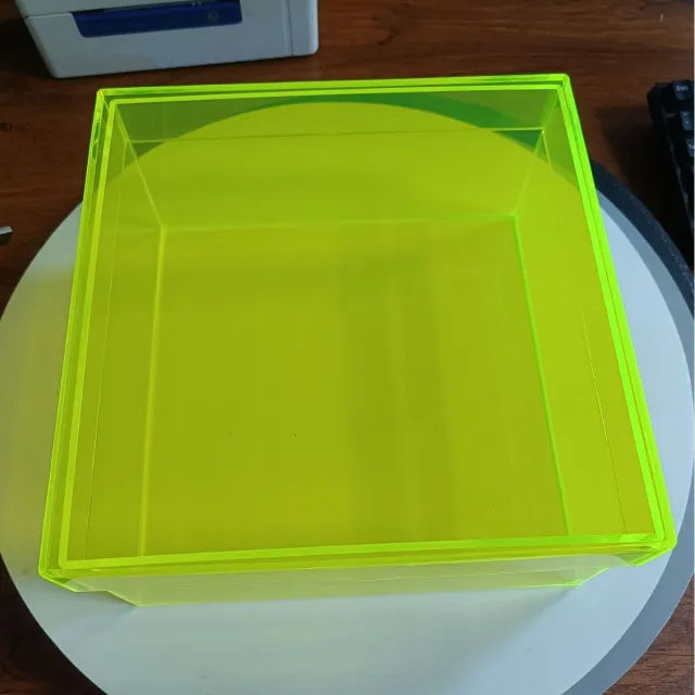 Acrylic Moon Cake Box Storage Box Gift Fluorescent Green - Shop at LoveMi