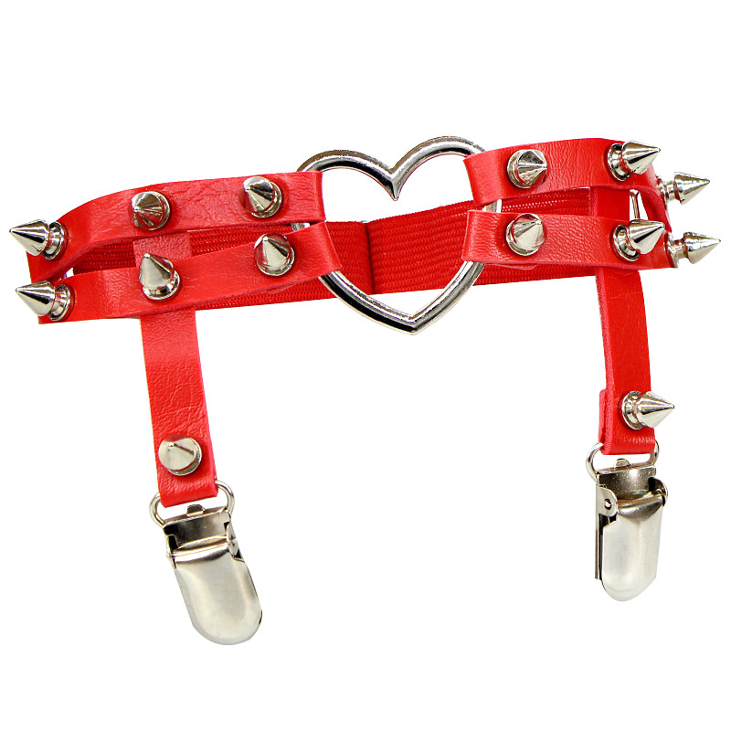 Parure Cuissarde Cœur Spikes — vue 6